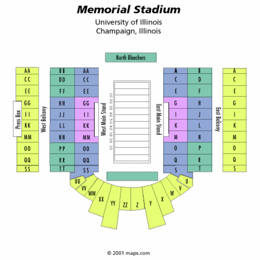 Memorial Stadium - Illinois